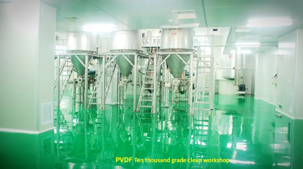 Plastic PVDF Resin Chemical Material Granule Injection Molding Use