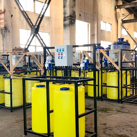Dispositivi di dosaggio per prodotti chimici plastici con controllo del pH