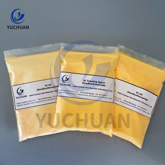 Prodotti chimici ADC PVC plastica AC agente schiumogeno Munafacture Ausiliario di plastica in Cina